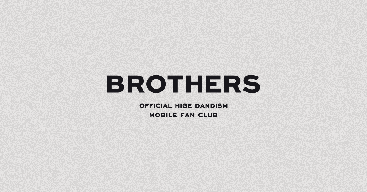 モバイルFC会員限定 BROTHERSチケットホルダー通販開始！｜Official髭